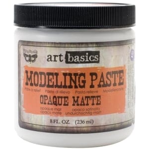 Prima Finnabair Art Basics Modeling Paste - Opaque Matte (8oz)
