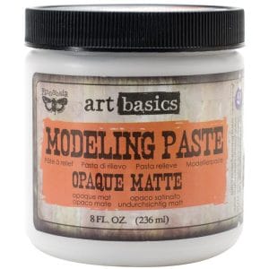 Prima Finnabair Art Basics Modeling Paste - Opaque Matte (8oz)