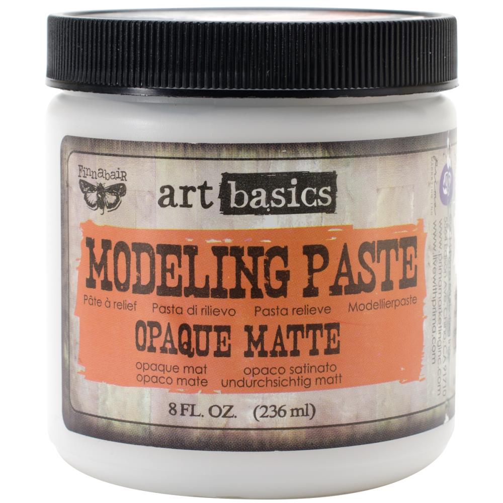 Prima Finnabair Art Basics Modeling Paste - Opaque Matte (8oz)