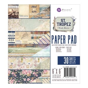 Prima - St Tropez - 6x6 Paperpack (30 double sided sheets)