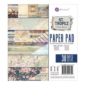 Prima - St Tropez - 6x6 Paperpack (30 double sided sheets)