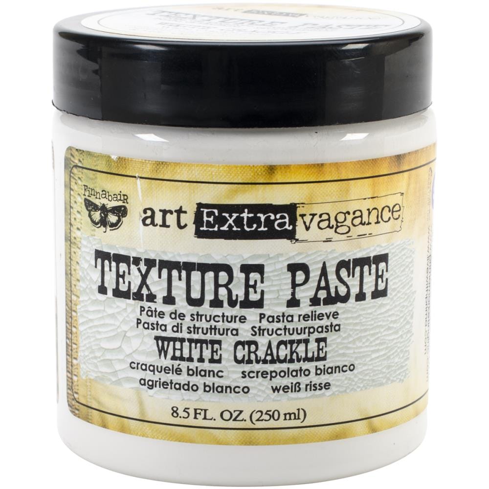 Prima Finnabair Art Extravagance Texture Paste - White Crackle (8.5 oz)