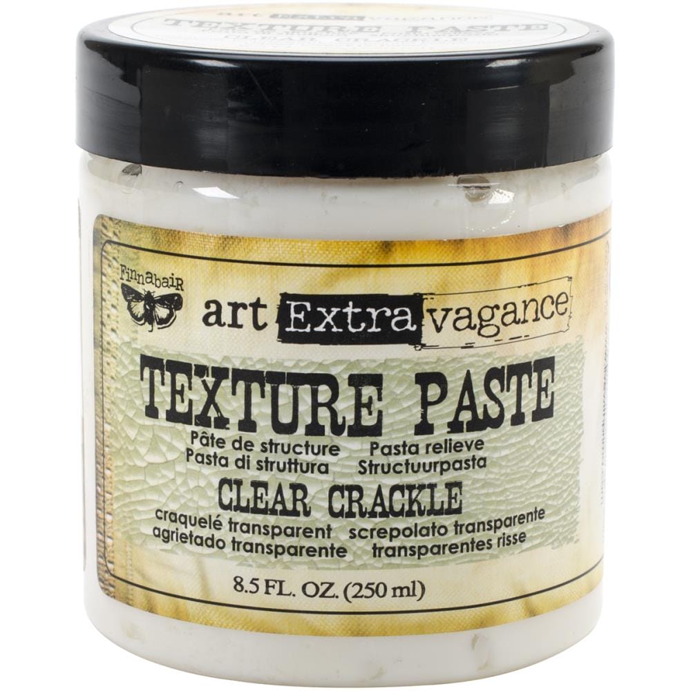 Prima Finnabair Art Extravagance Texture Paste - Clear Crackle (8.5 oz) AETP Prima Finnabair Art Extravagance Texture Paste - Clear Crackle (8.5 oz)