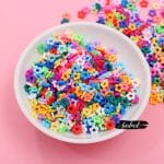 Shaker Elements or Clay Sprinkles - Colourful Flowers