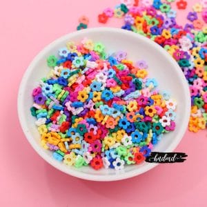 Shaker Elements or Clay Sprinkles - Colourful Flowers