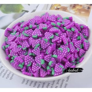 Shaker Elements or Clay Sprinkles - Grapes