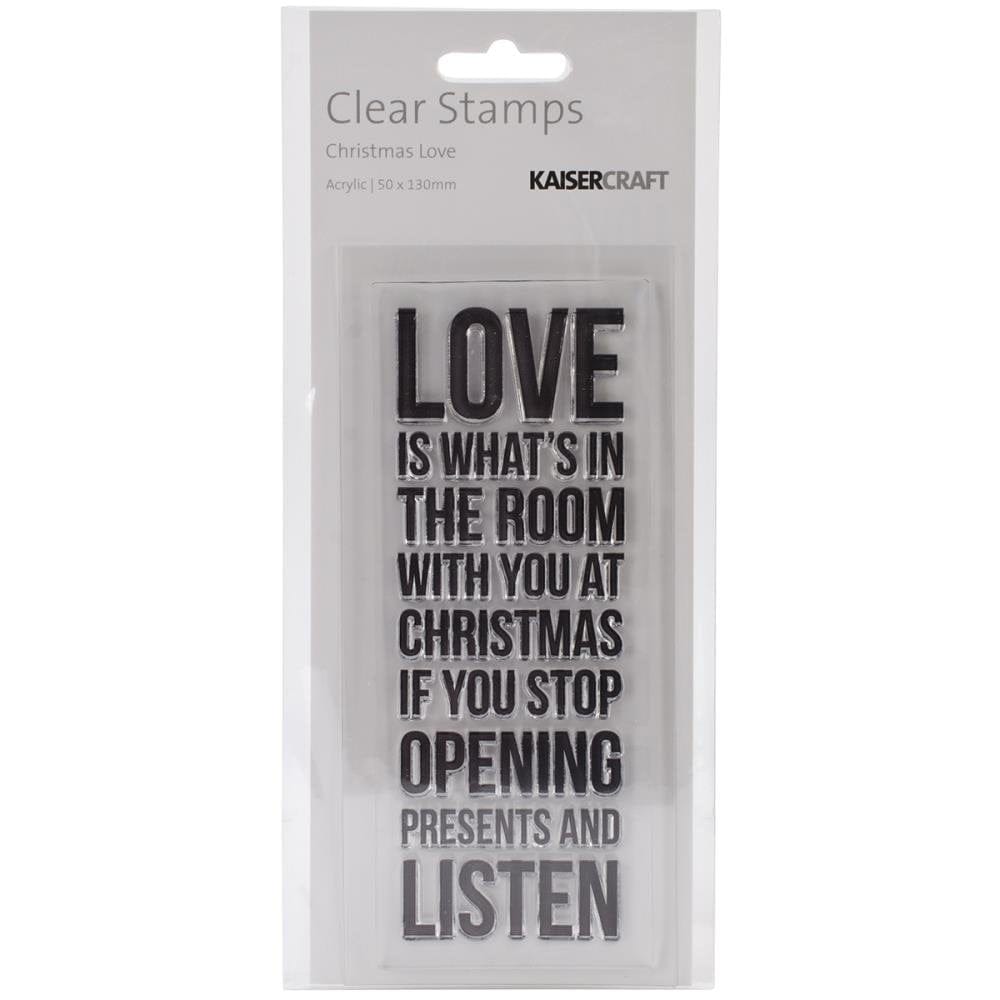KaiserCraft Texture Clear Stamps - Christmas Love CS135 kaisercraft Stamp christmas love KaiserCraft Texture Clear Stamps - Christmas Love