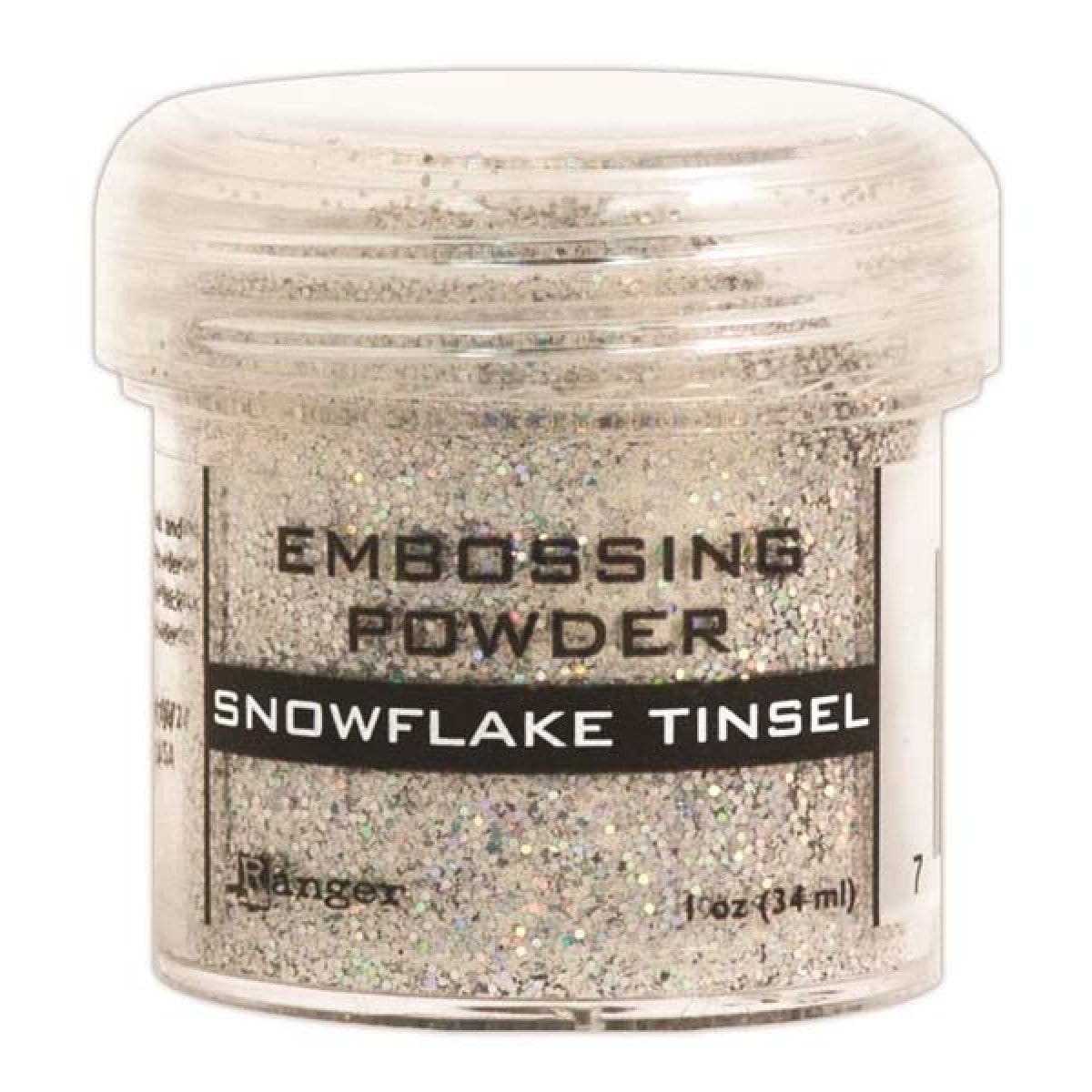 Ranger Embossing Powder - Snowflake Tinsel EPJ 37453 ranger embossing powder snowflake tinsel Ranger Embossing Powder - Snowflake Tinsel