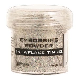 Ranger Embossing Powder - Snowflake Tinsel