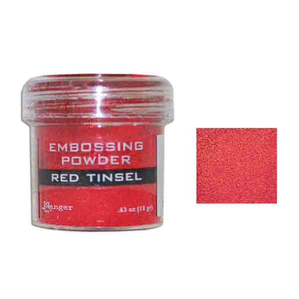 Ranger Embossing Powder - Red Tinsel EPJ41061 ranger embossing powder red tinsel Ranger Embossing Powder - Red Tinsel