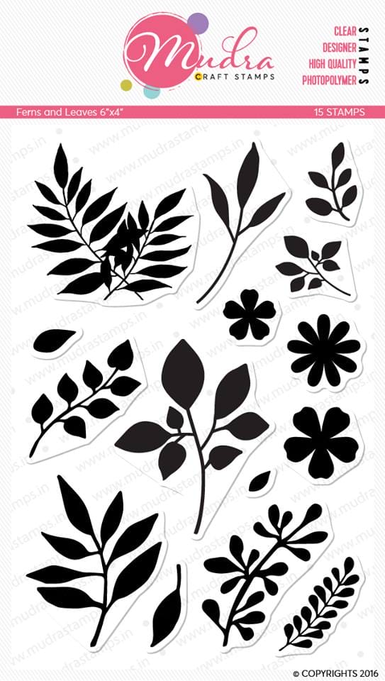 Mudra Craft Stamps - Ferns and Leaves