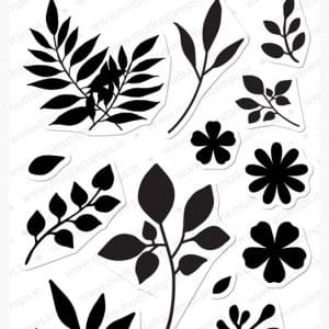 Mudra Craft Stamps - Ferns and Leaves