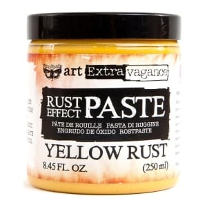 Prima Finnabair Art Extravagance Rust Effect Paste - Yellow Rust (8.45 oz)