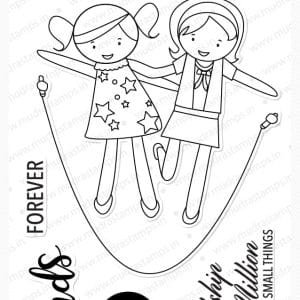 Mudra Craft Stamps - Friends Forever