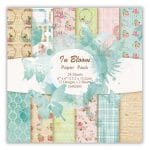 In Bloom Scrapbook Paper (Pack of 24 sheets) - 12 by 12 inch