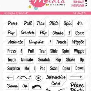Mudra Craft Stamps - Interactive cards