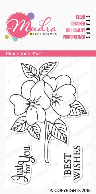 Mudra Craft Stamps - Mini Bunch Mini bunch 3x2 01 Mudra Craft Stamps - Mini Bunch