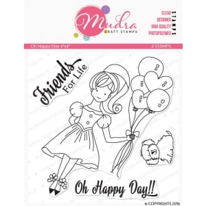 Mudra Craft Stamps - Oh Happy Day