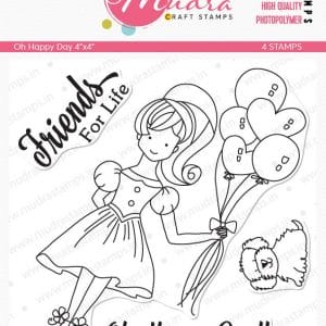 Mudra Craft Stamps - Oh Happy Day