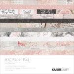 KaiserCraft paper pad - P.S I Love You (6.5 by 6.5 inch) - 40 sheets