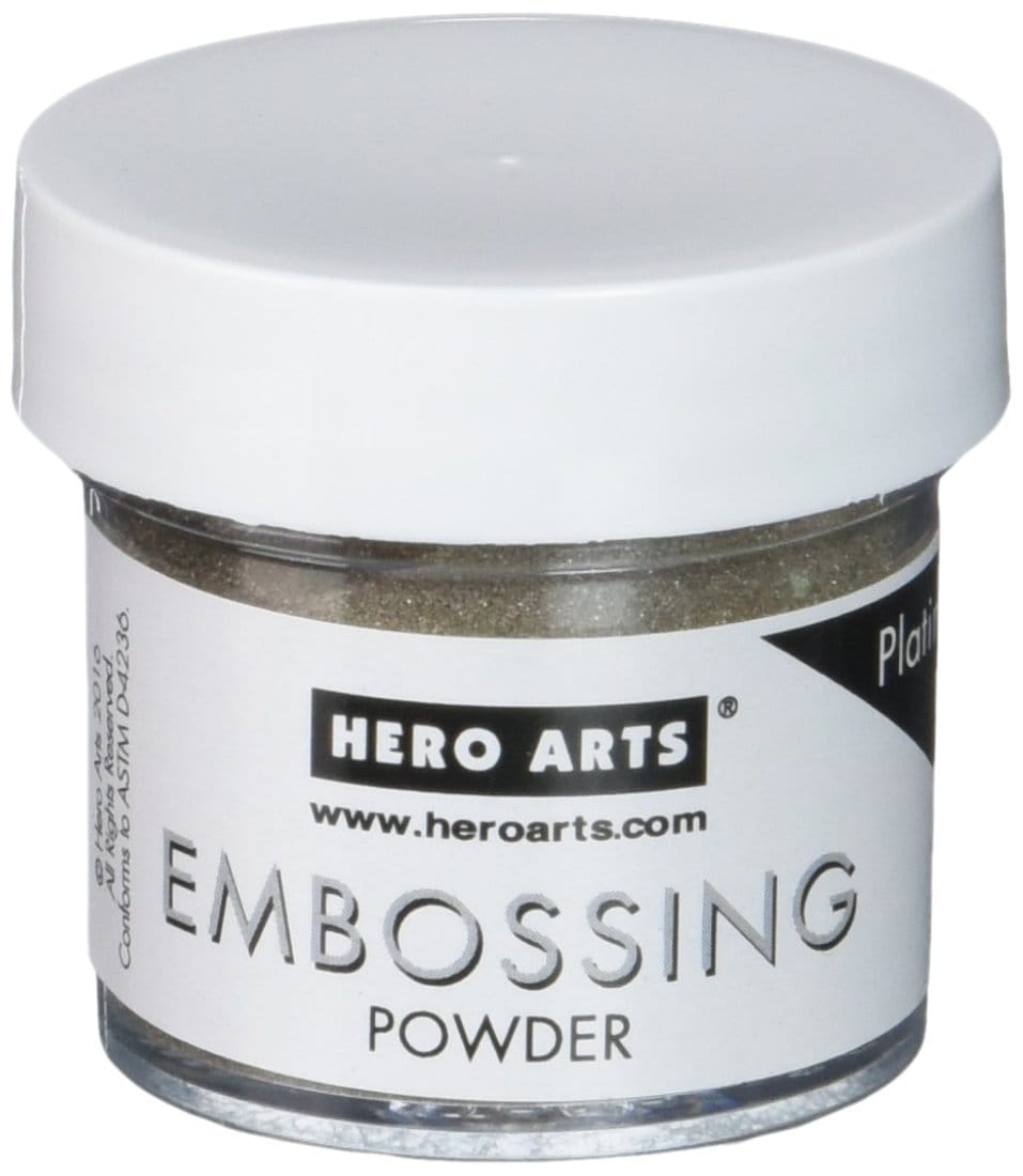 Hero Arts Embossing Powder - Platinum PW PW117 HeroArts Embossing Powder Platinum Hero Arts Embossing Powder - Platinum