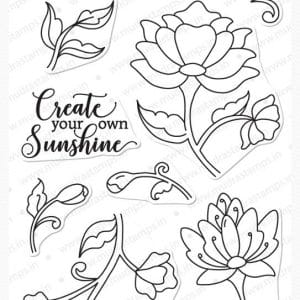 Mudra Craft Stamps - Persian Floral