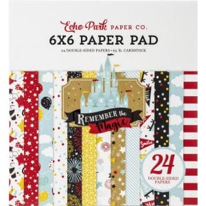 Echo Park Double-Sided Paper Pad 6"X6" 24/Pkg - Remember the Magic