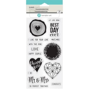 Hampton Art Clear Stamp - Mr and Mrs