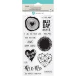 Hampton Art Clear Stamp - Mr and Mrs