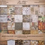 Tim Holtz Idealogy paper pad - Collage (8 by 8 inch) - 36 sheets
