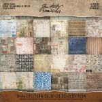 Tim Holtz Idealogy paper pad - Etcetera (8 by 8 inch) - 36 sheets