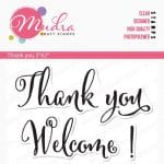 Mudra Craft Stamps - Thank You