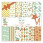 Welcome Baby Scrapbook Paper (Pack of 24 sheets) - 12 by 12 inch