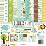 EchoPark paper pad - Bundle of Joy Boy Collection Kit (12 by 12 inch)