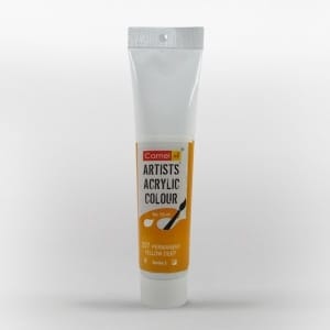 Camel Artist Acrylic Colour 120ml Tube - Permanent Yellow Deep