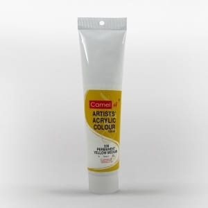 Camel Artist Acrylic Colour 120ml Tube - Permanent Yellow Medium