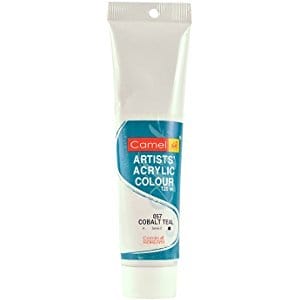 Camel Artist Acrylic Colour 120ml Tube - Cobalt Teal