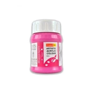 Camel Artist Acrylic Colour 500ml Jar - Medium Magenta