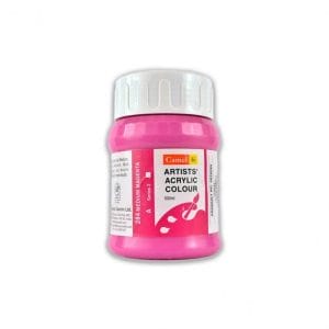 Camel Artist Acrylic Colour 500ml Jar - Medium Magenta
