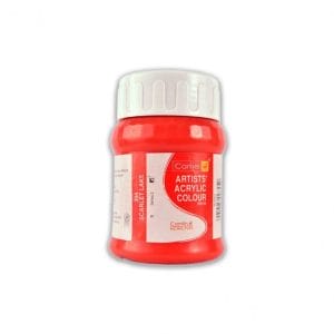 Camel Artist Acrylic Colour 500ml Jar - Scarlet Lake