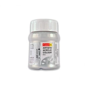 Camel Artist Acrylic Colour 500ml Jar - Silver