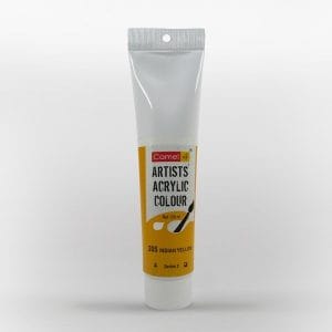 Camel Artist Acrylic Colour 120ml Tube - Indian Yellow