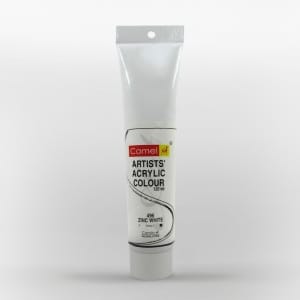 Camel Artist Acrylic Colour 120ml Tube - Zinc White