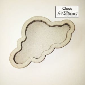 Papericious 3D shaker Chippis - Cloud