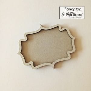Papericious 3D shaker Chippis - Fancy Tag