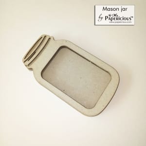 Papericious 3D shaker Chippis - Mason Jar