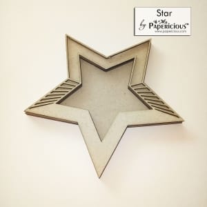 Papericious 3D shaker Chippis - Star