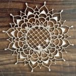 Papericious Chipboard Elements - Mandala 1