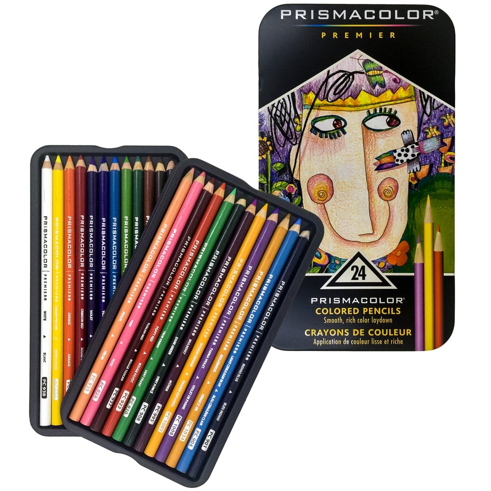 Prismacolor Premier Color Pencils - Set of 24 pencils