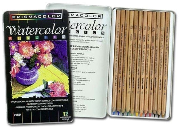 Prismacolor Watercolor Pencils - Set of 12 pencils